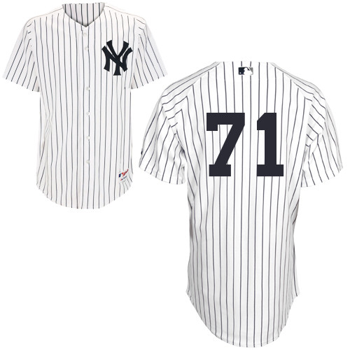 Corban Joseph #71 MLB Jersey-New York Yankees Men's Authentic Home White Baseball Jersey